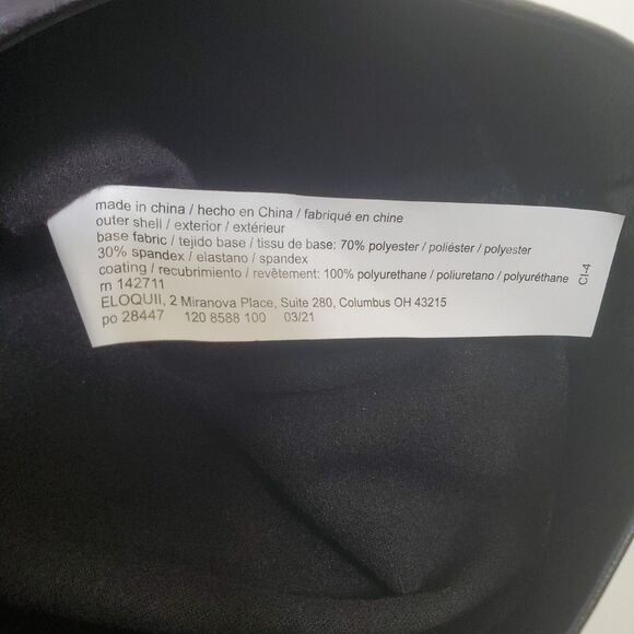 Eloquii Faux Leather Black Pencil Midi Skirt Women's Size 14 Party Event NWT - Picture 12 of 15